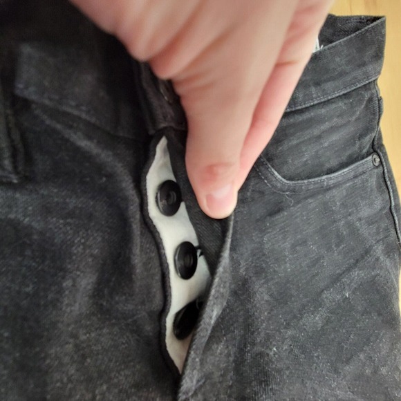 RGT Rogue Territory SK Skinny Signature Six Pocket Selvedge Jeans Size 29 Black - Picture 6 of 8